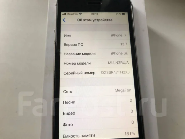 Apple iPhone SE. �/�, 3G, 4G LTE, NFC ����