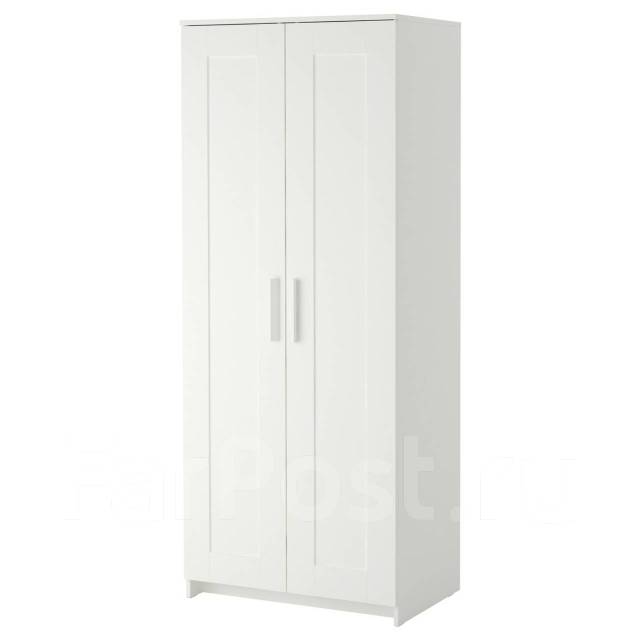 Шкаф платяной 2-дверный, белый Brimnes Бримнэс из IKEA от ПРИМ ИКЕА