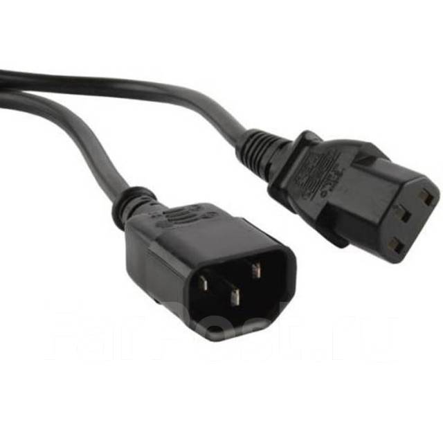 Кабель питания IEC-320-C13-IEC-320-C14, новый, под заказ. Цена: 520₽ во ...