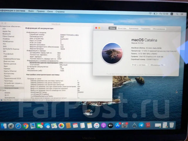 Apple MacBook 12. 12", 1,1����, ��� 8 ��, ���� 256���, WiFi: 1, Bluetooth: 1, ����������� �� 12��. ����