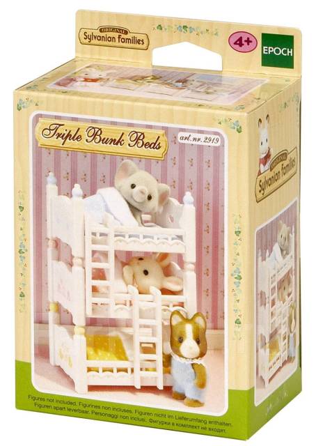 Sylvanian families набор трехъярусная кровать