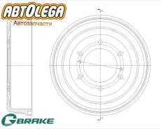   G-brake Nissan Datsun 21 Elgrand 50 Caravan 24 GD-61004 