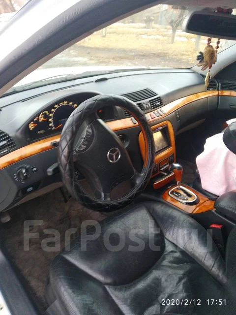 Mercedes-Benz S-Class. �������, ������, 5.0 (306��.�.), ������, 155 000����. �� ����
