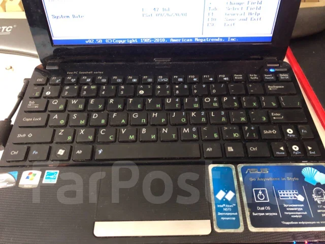 Asus Eee PC. ��� 2048 ��, WiFi: 1, Bluetooth: 1 ����