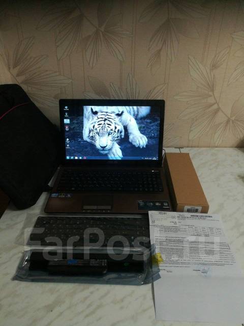 Asus К53S, ноутбук, 15.6", 1 000 Гб, 6 гб, 2,5 ГГц, WiFi, 1 ч. б/у, в ...