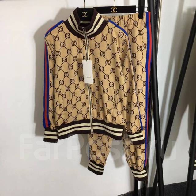Женский спортивный костюм Gucci, люкс, 40, 42, 44, 46, 48, 50, новый, под заказ. Цена: 8 900₽ во Владивостоке