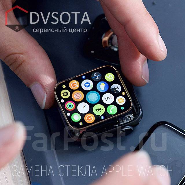 Замена стекла дисплея Apple Watch Series 1/2/3/4/5/6 38/42/40/44mm во ...
