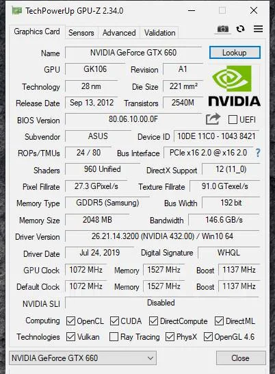 GeForce GTX 660 ����