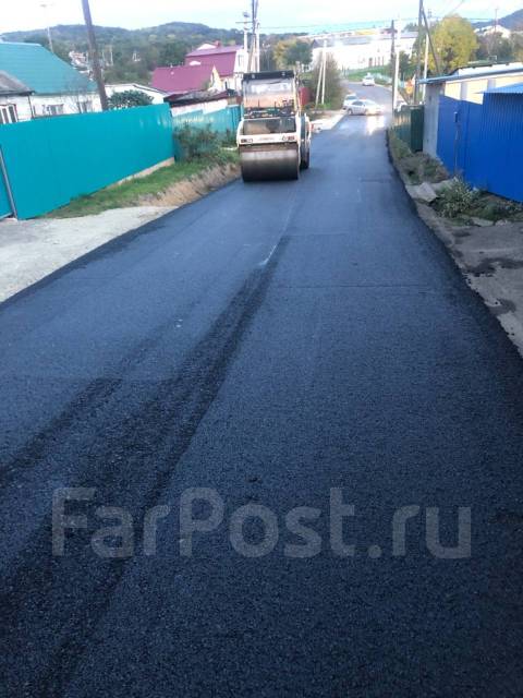 Асфальт, бордюр, лотки и всё виды дорожных работ во Владивостоке