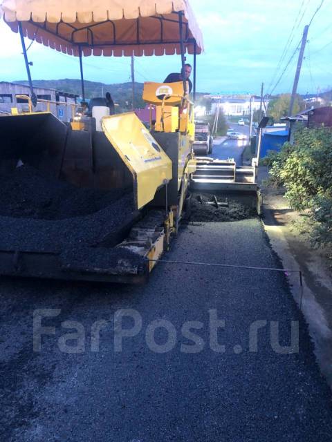 Асфальт, бордюр, лотки и всё виды дорожных работ во Владивостоке