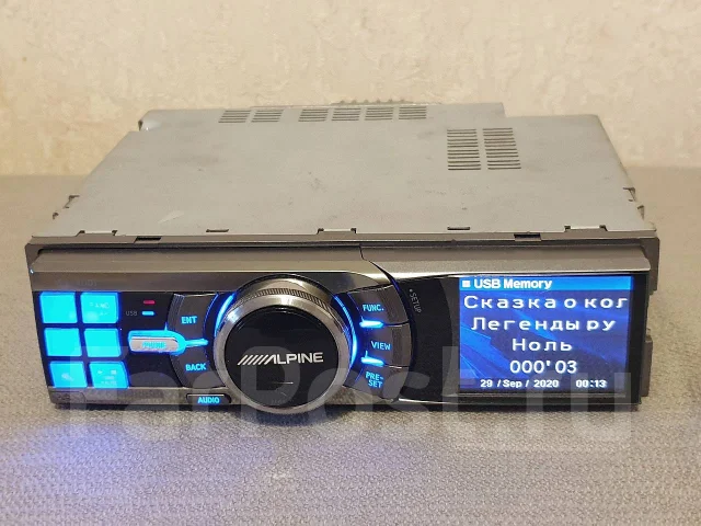Alpine iDA-X001 - Процессор DSP USB MP3 WMA AAC AUX iPod, 1 DIN