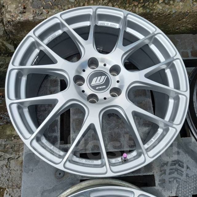 Диски литые Work Japan R18, 5-112, 18", 1 шт, 5x112, 66,6 мм. 2 шт, б/у ...