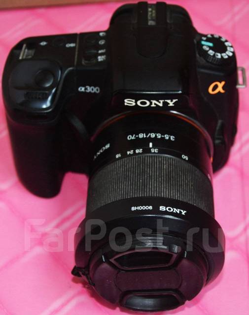 Цифровой зеркальный фотоаппарат Sony Alpha DSLR-A300, 5 - 5.9, 7х, б/у ...