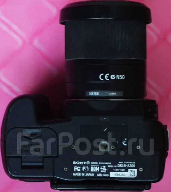 Цифровой зеркальный фотоаппарат Sony Alpha DSLR-A300, 5 - 5.9, 7х, б/у ...