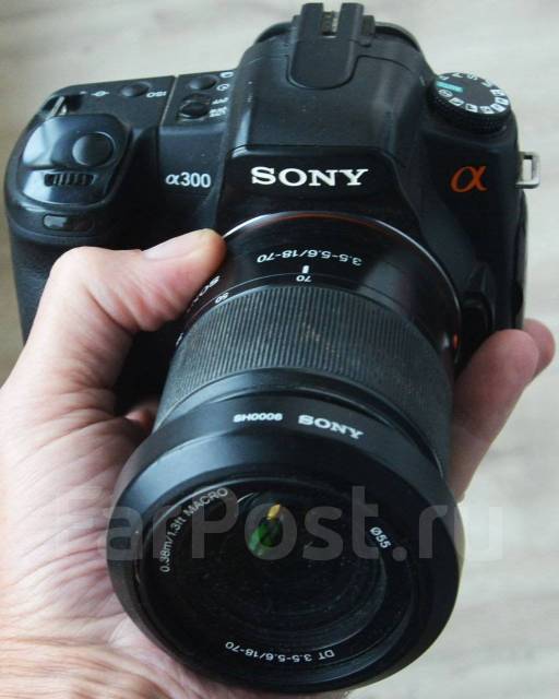 Цифровой зеркальный фотоаппарат Sony Alpha DSLR-A300, 5 - 5.9, 7х, б/у ...