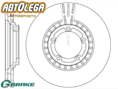 ���� ��������� �����. G-brake Hyundai Starex / H1 97-04 Porter 04 GR-02973 ����