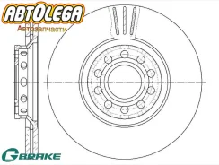 ���� ��������� �����. G-brake AUDI A4 / A6 01-08 / Skoda Superb 01-08 GR-02919 ����
