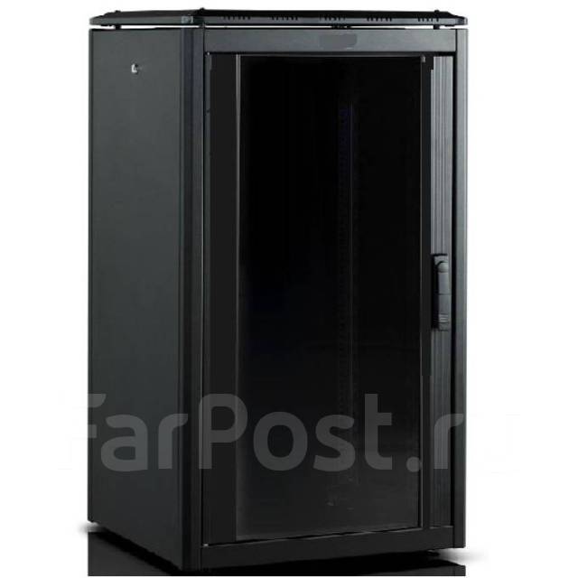 Серверный шкаф напольный 19", 27U, 600*600*1405мм, стекл. дверь ...