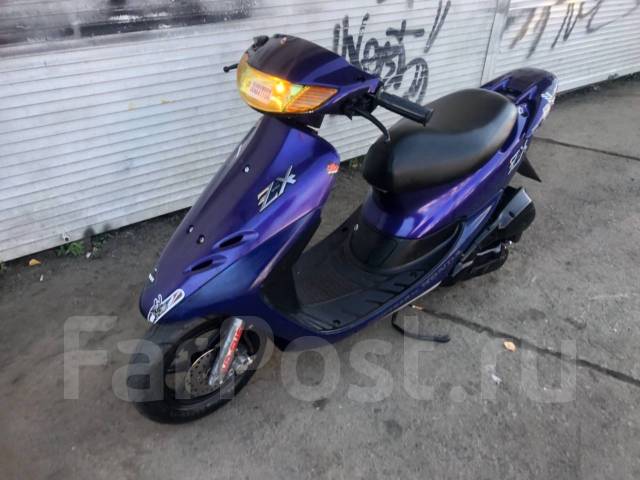 Honda Dio 28zx сине фиолетовый