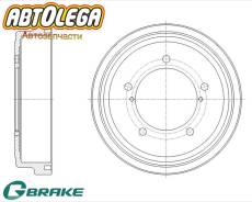 ������� ��������� G-brake Suzuki Escudo TD02W TL52W GD-06268 ����