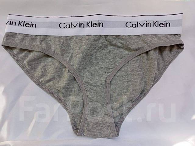 Женские трусики Calvin Klein, р. М на 42/44 росс. 95% хлопка, оригинал, 42,  44, новый, в наличии. Цена: 800₽ во Владивостоке