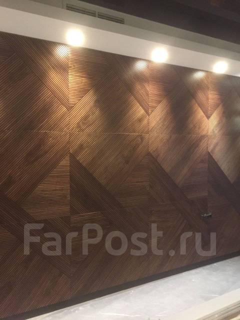 Шпонированная стеновая панель "Трио" - Стены, пол и потолок во Владивостоке