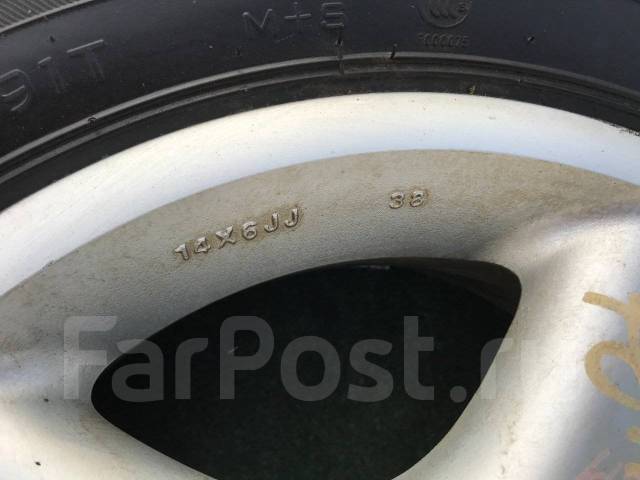 Диски R14 5X114/3 5X100, Enkei, 14", 1 шт, 5x100, 5x114.3, 4 шт, б/у, в ...