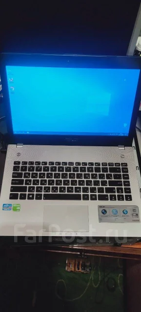Asus N46JV. 14", 2 400����, ��� 8 ��, ���� 256���, WiFi: 1, Bluetooth: 1, ����������� �� 1��. ����