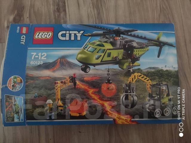 LEGO City Volcano Explorers Грузовой вертолёт исследователей вулканов ...