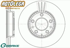 ���� ��������� ���. G-brake Mazda Atenza 2.0/2.3(LF/L3)GG#/GH#/GY# GR-02853 ����