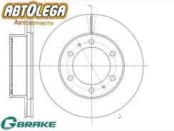 ���� ��������� �������� G-brake Toyota Hilux / Fortuner (05-15) GR-20410 ����