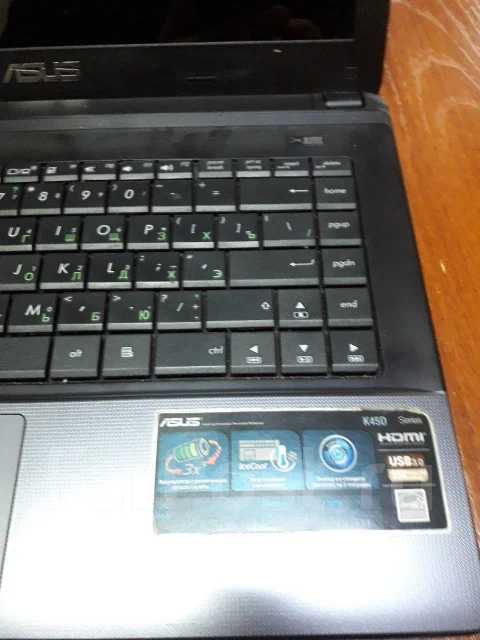 Asus K45. 14", ��� 1024 ��, WiFi: 1 ����