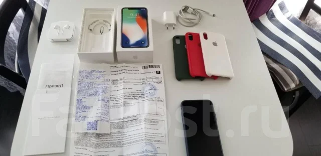 Apple iPhone X. �/�, �����������, 4G LTE, ����������, NFC ����