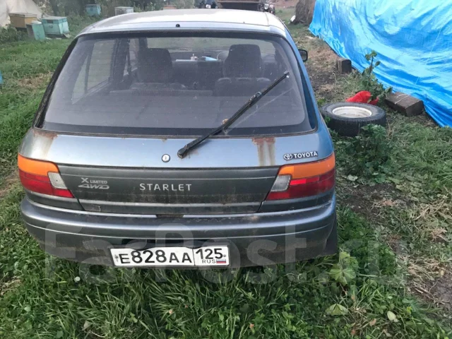 Toyota Starlet. ��������, 4wd, 1.3, ������ ����