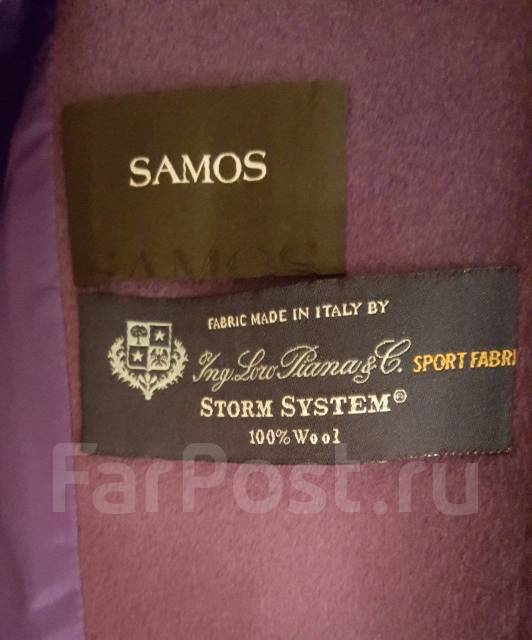 Новое стильное итальянское пальто"Samos", 48, 50, 100,0 см, 100,0 см ...