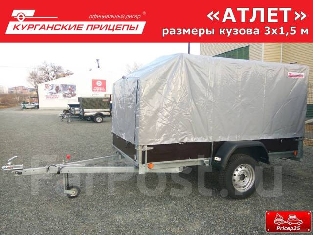 Прицеп "Атлет" Off-Road (R15") кузов 3х1,5м (Кредитование) - Легковые ...