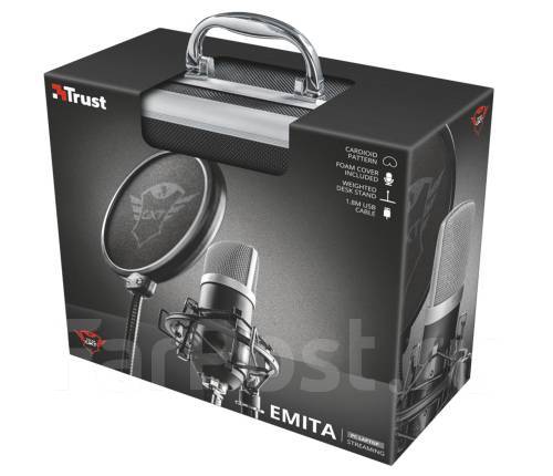 Студийный Микрофон GXT 252 Emita Streaming Microphone, новый, в наличии ...