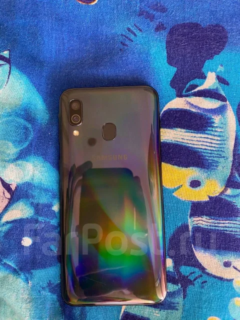 Samsung Galaxy A40. �/�, 3G, 4G LTE, Dual-SIM, ����������, NFC ����