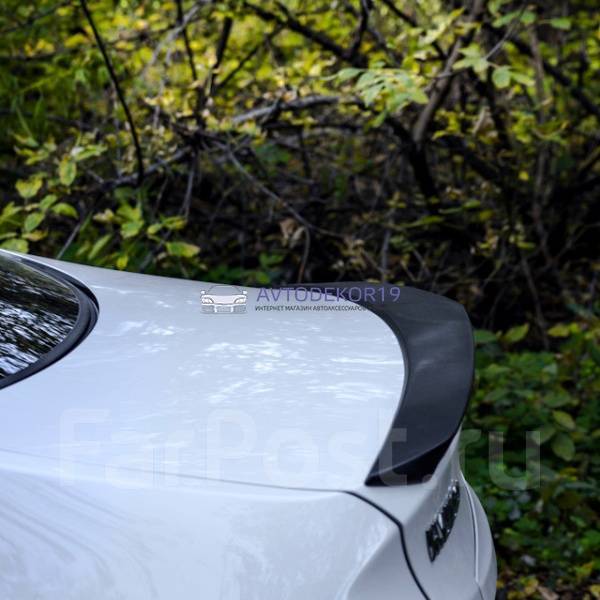 Лип спойлер HS1 на Hyundai Solaris (Хендай Солярис) седан 2010-2017г ...