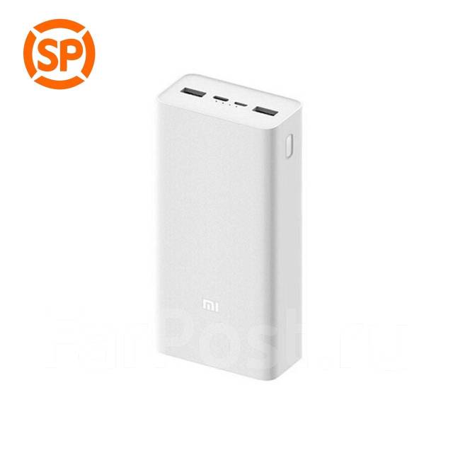 Внешний аккумулятор Xiaomi Mi Power Bank 3, Type-C, 20000 mAh, PLM18ZM