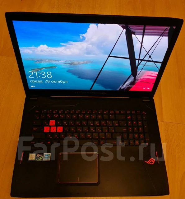 Asus ROG Strix GL702VM. 17.3", 60����, ��� 12 ��, ���� 1 000���, WiFi: 1, Bluetooth: 1, ����������� �� 3��. ����