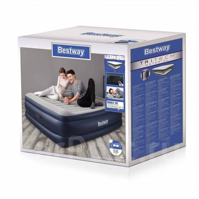 Кровать bestway tritech airbed надувная 203 х 152 х 46 см