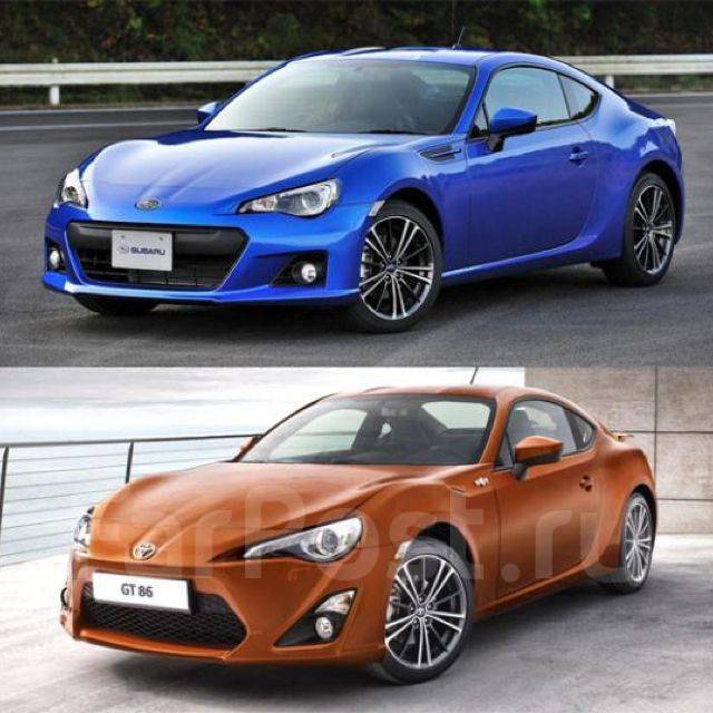 Subaru BRZ Р Toyota gt 86