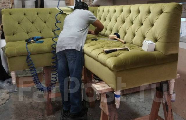 Перетяжка, реставрация мягкой мебели в Находке