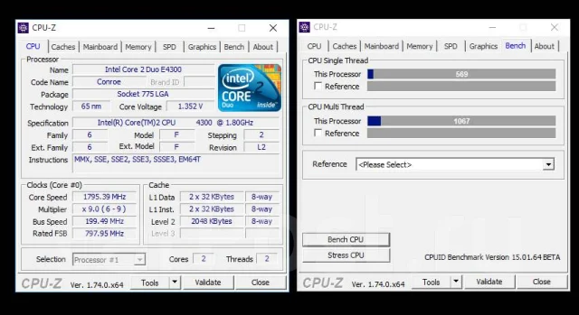 Intel Core 2 Duo E4300 ����