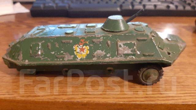 Игрушка СССР Броник БТР металл под восстановление, б/у, в наличии. Цена: 500₽ во Владивостоке