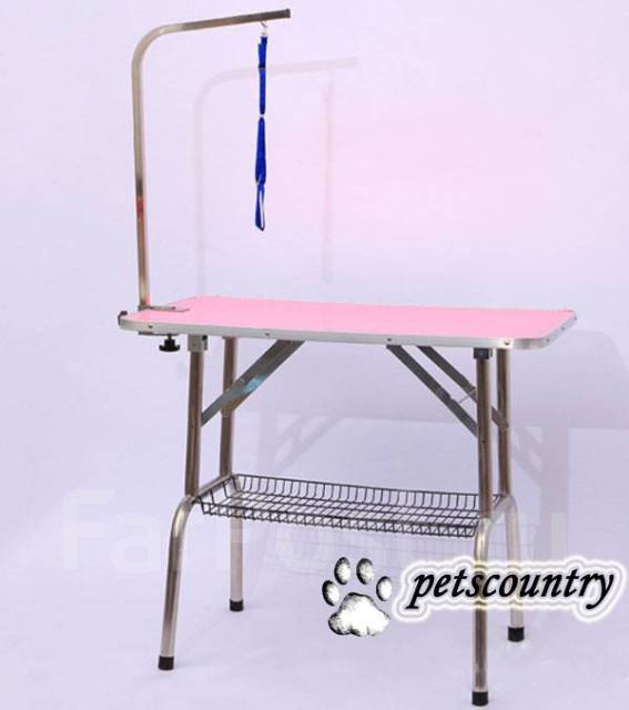 Стол для груминга складной, с Г-держателем (90х60см), Mastergroom П-1