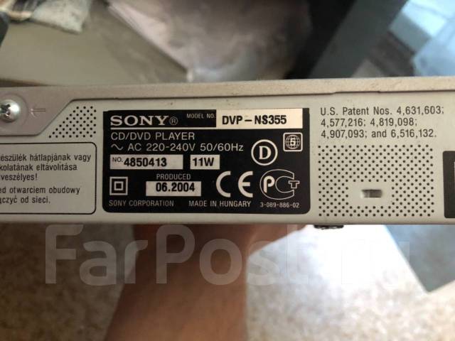 Sony dvp ns355 схема