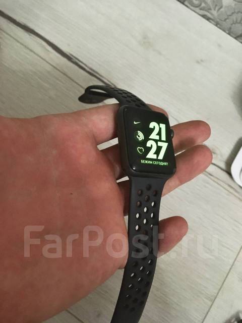 Iphone watch series 3 nike clearance 42mm