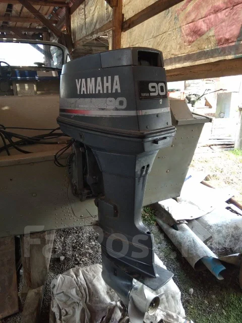 Yamaha. 90��.�., 2-�������, ����������, ���� X (635 ��), 1993 ��� ����